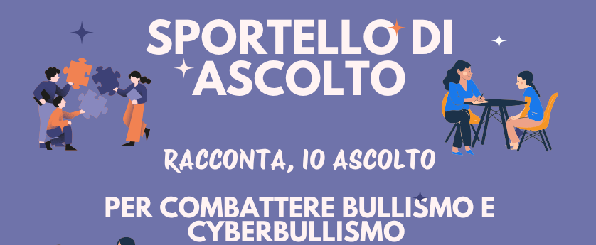 Sportello d'ascolto Bulli, no grazie 2026